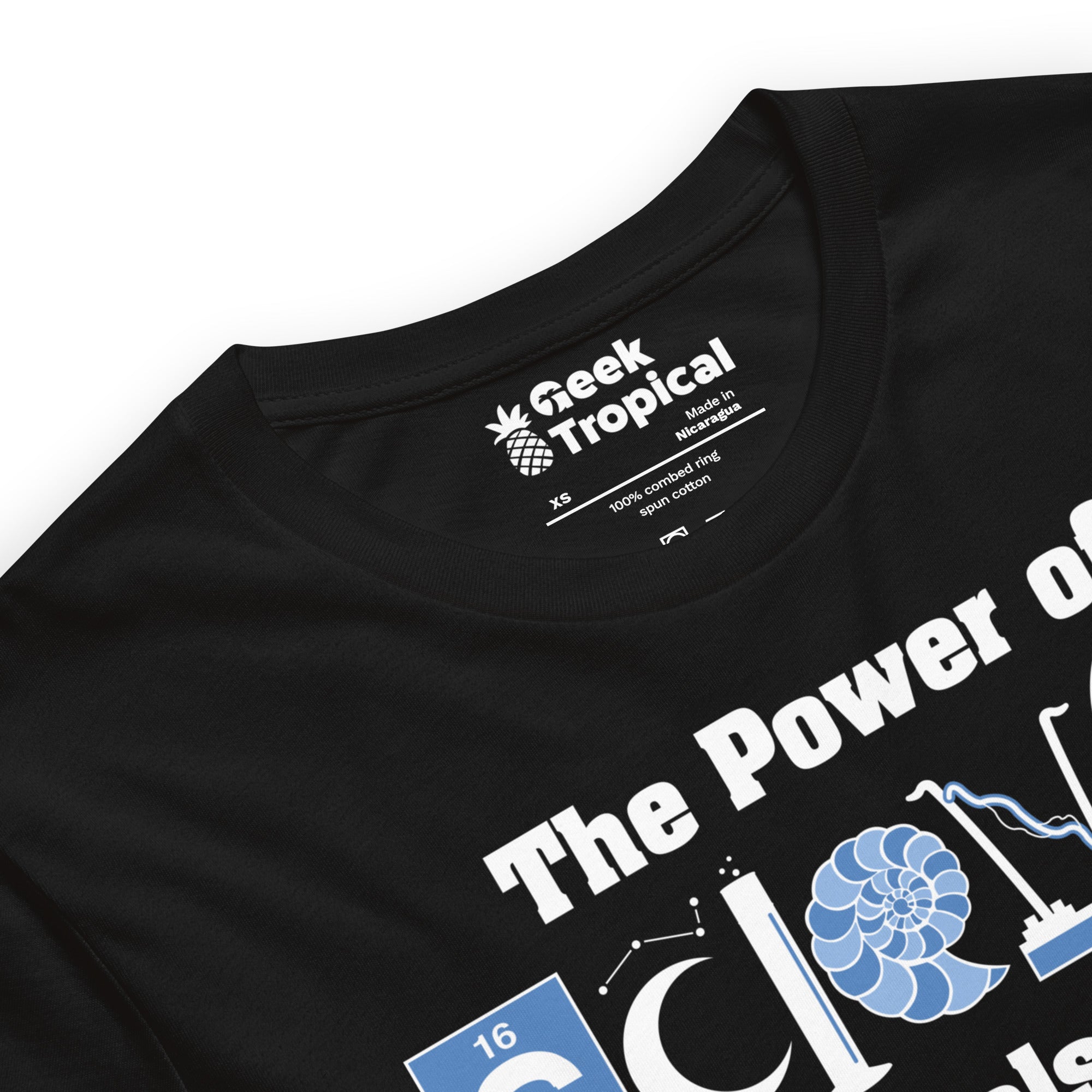 Power of Science T-Shirt Geek Nerd Advertise to Meta FLOW DESC WRITING Off World Designs