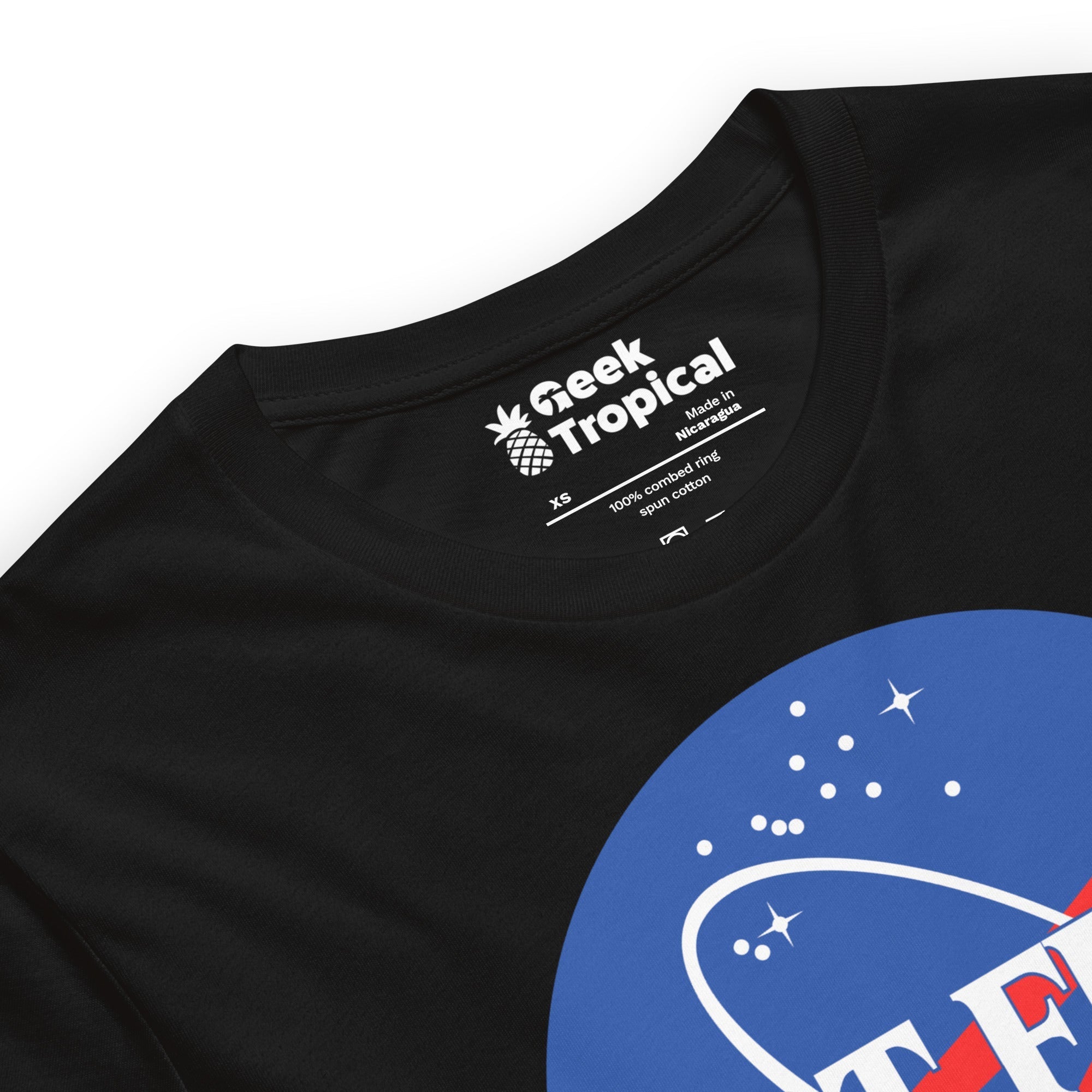 Earth Is Not Flat We Checked T-Shirt Geek Nerd Advertise to Meta FLOW DESC WRITING Funny Prints