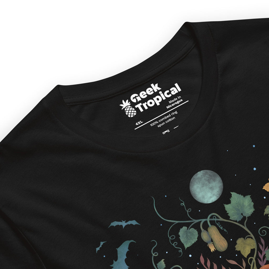 Pumpkin Rooftop T-Shirt Geek Nerd Advertise to Meta Botany Print Design by Episodic