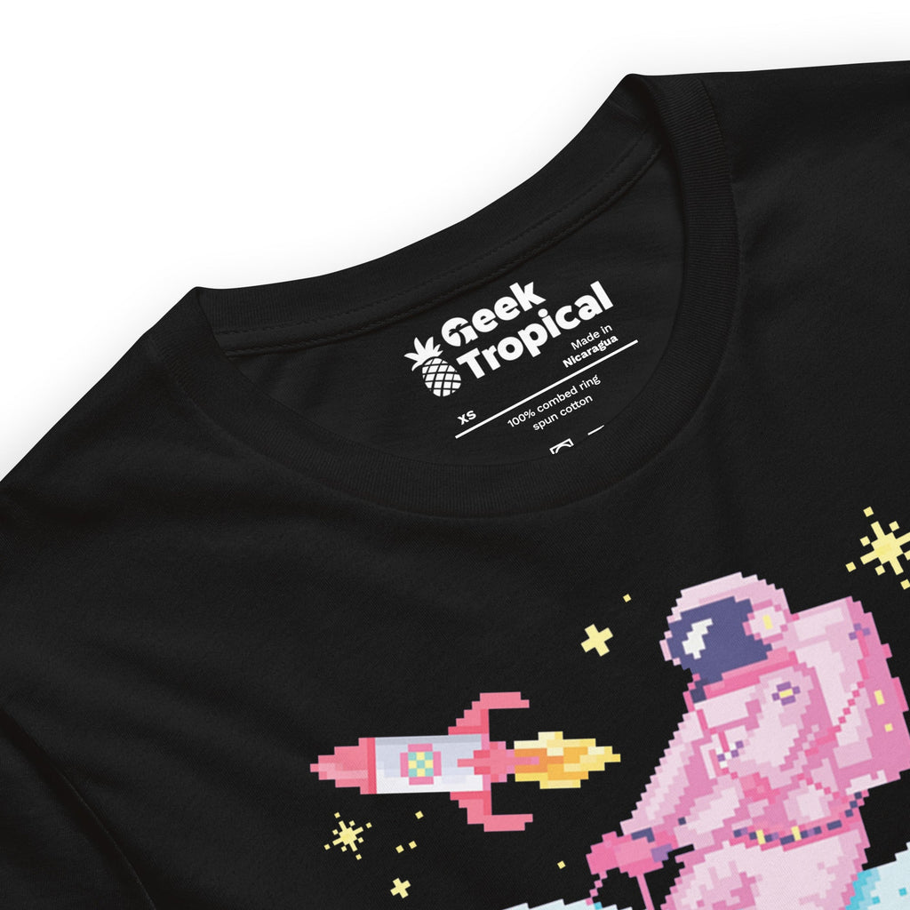 Astronaut Riding Space Whale T-Shirt Geek Nerd Advertise to Meta Elle Fantasy Prints