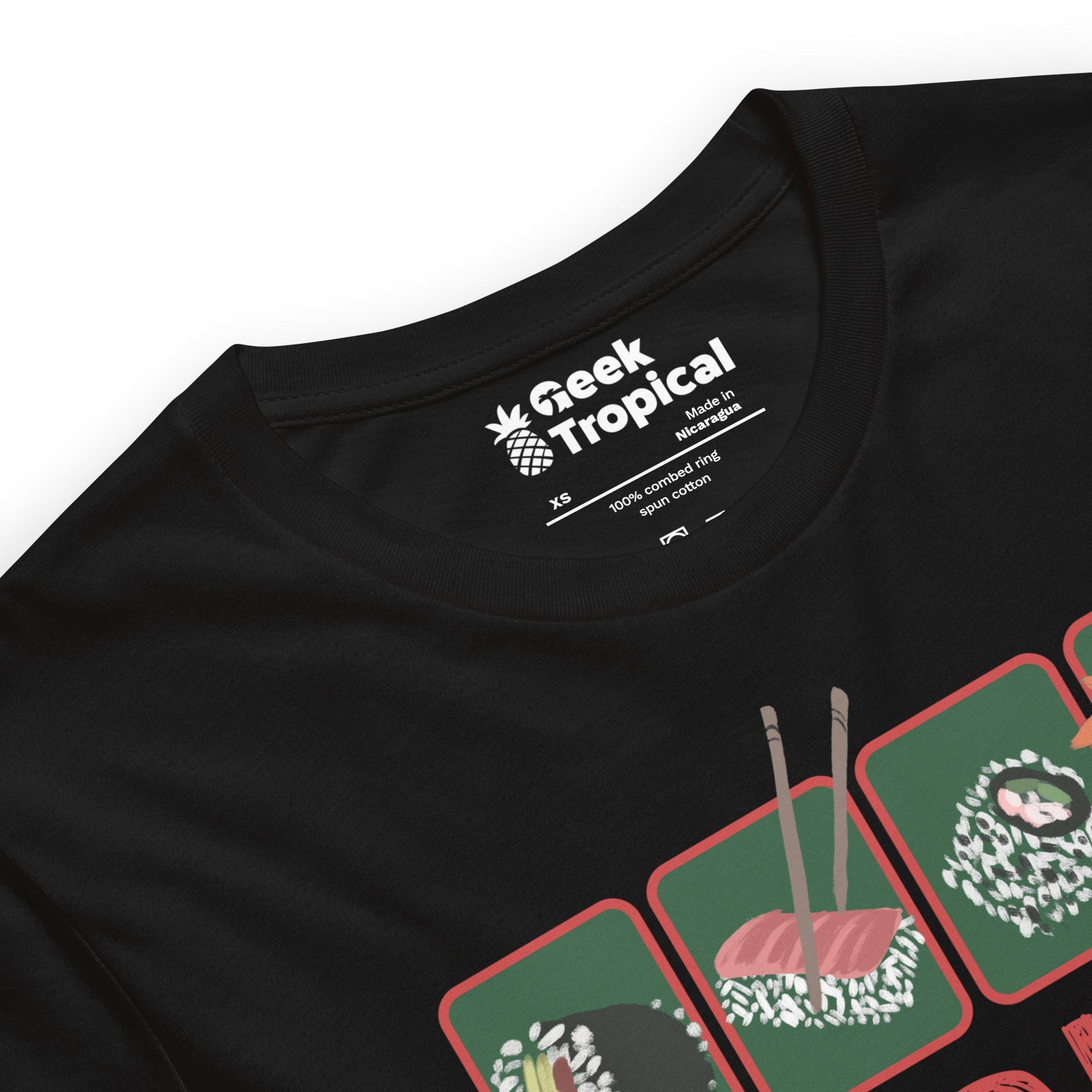Sushi T-Shirt Geek Nerd Advertise to Meta Design by Claire Murphy Elle