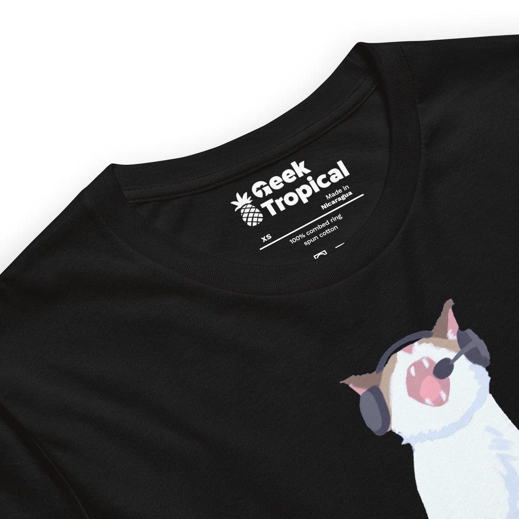 Video Game Cats T-Shirt Geek Nerd Design by Claire Murphy