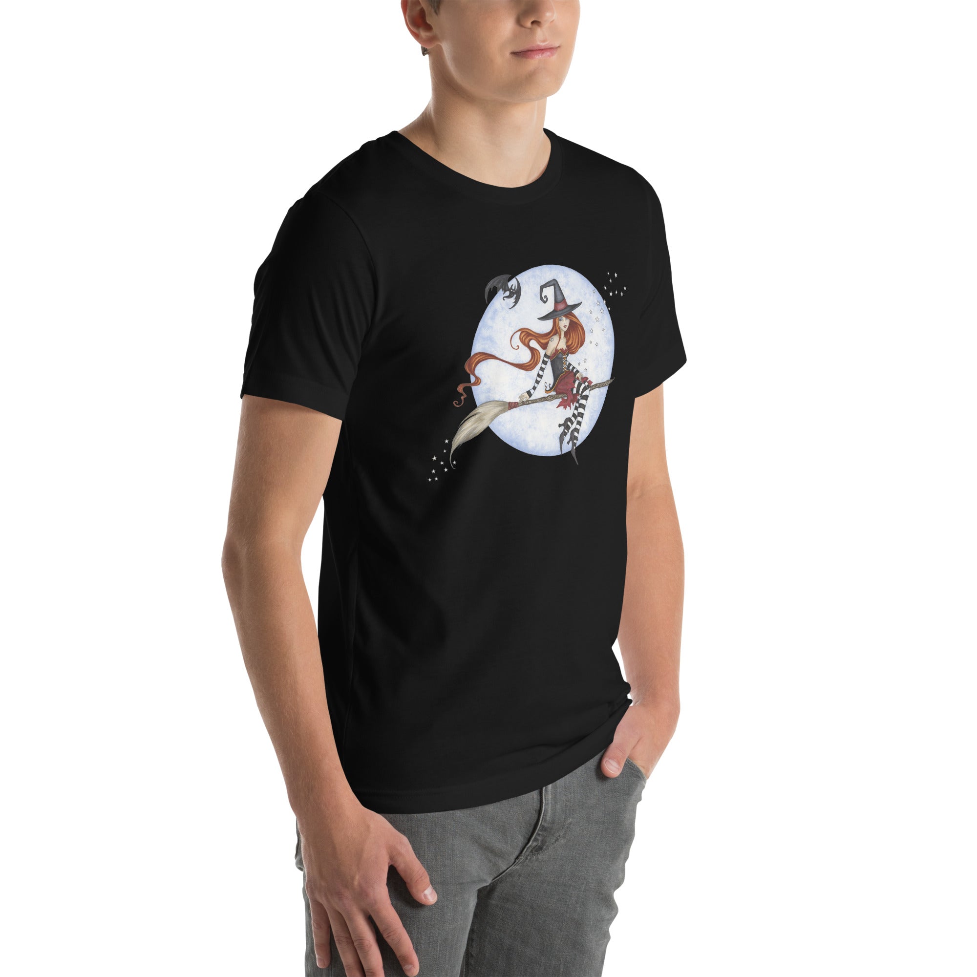 Amy Brown Moonlight Ride T-Shirt Geek Nerd Advertise to Meta Design by Amy Brown Fantasy Prints