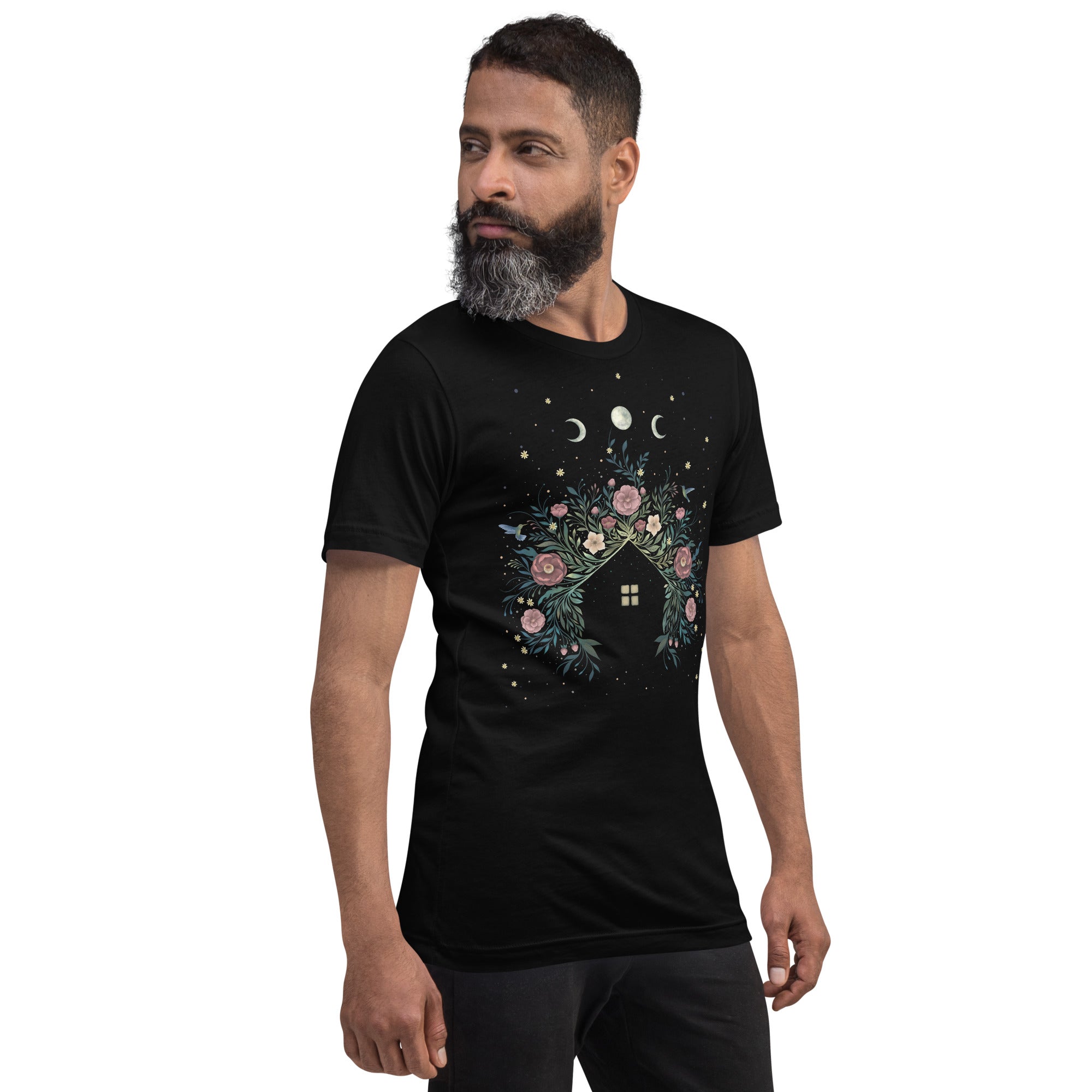 Blossom House T-Shirt Geek Nerd Advertise to Meta Botany Print Design by Episodic Drawing