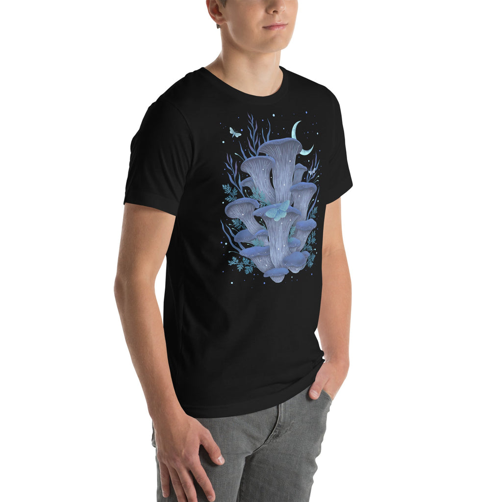 Blue Oyster T-Shirt Geek Nerd Advertise to Meta Design by Episodic Drawing FLOW DESC WRITING