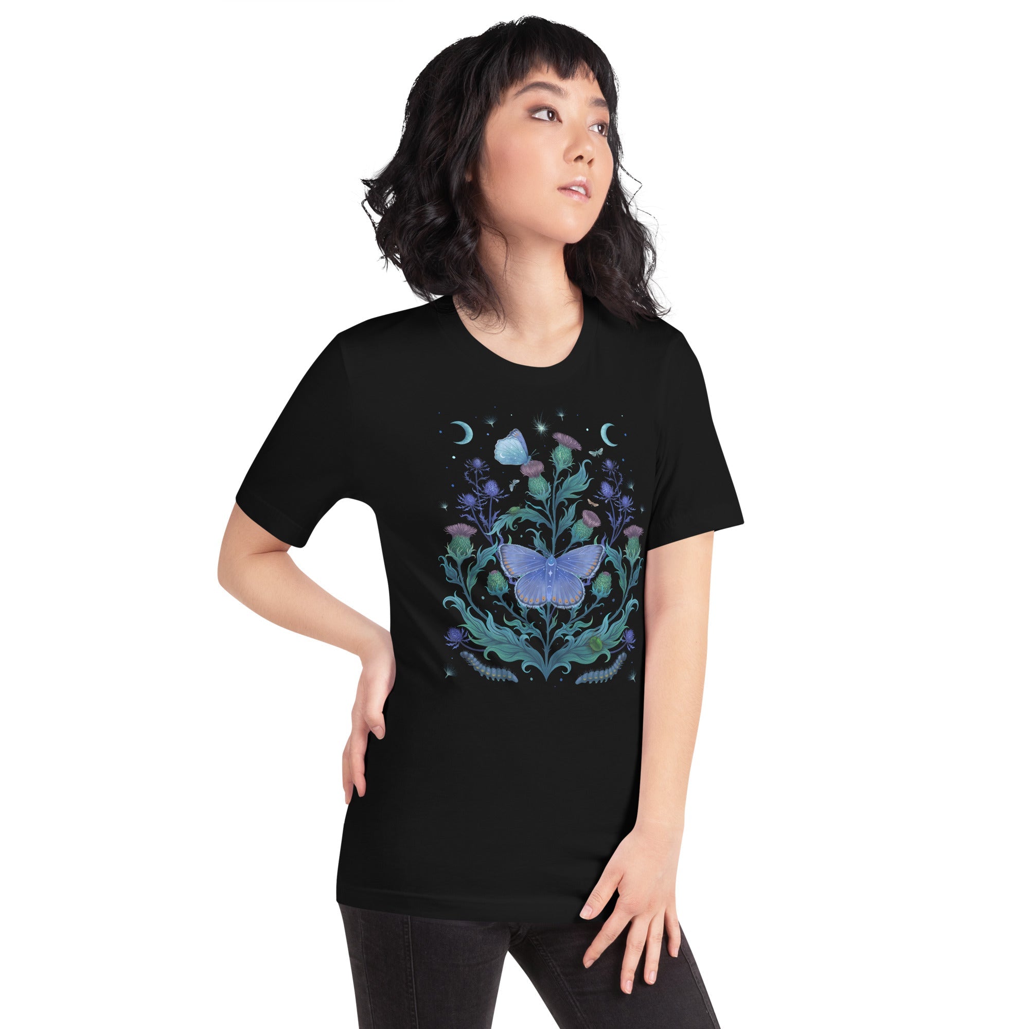 Thistle Home T-Shirt Geek Nerd Advertise to Meta Botany Print Design by Episodic