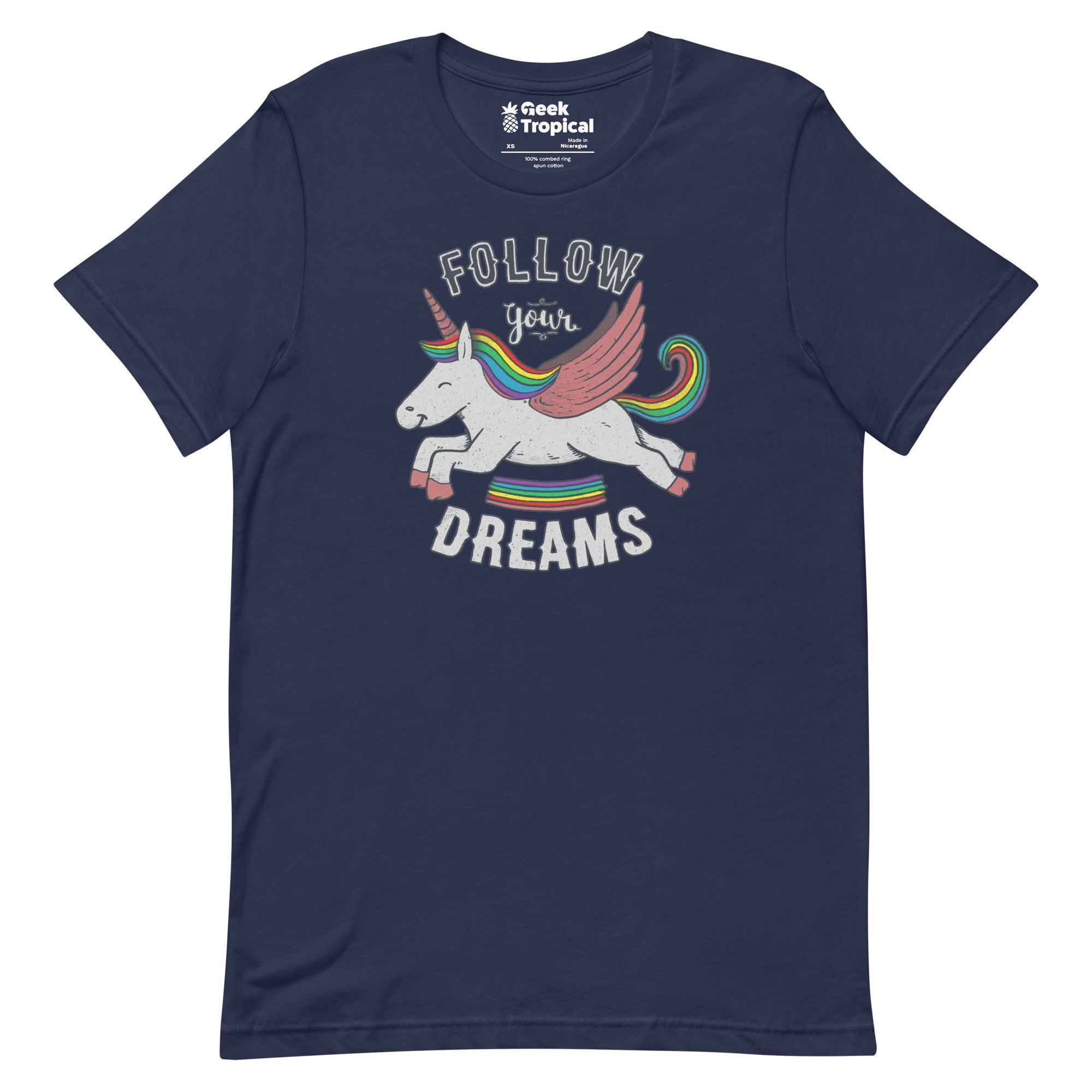Follow Your Dreams T-Shirt Geek Nerd Advertise to Meta Design by Tobe Fonseca FLOW DESC WRITING