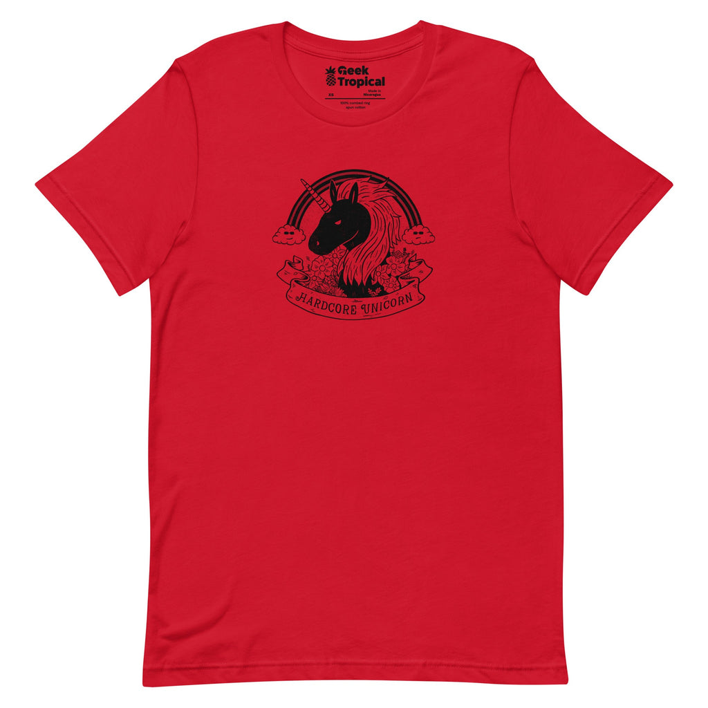 Hardcore Unicorn T-Shirt Geek Nerd Advertise to Meta Animal Patterns Design by Tobe Fonseca