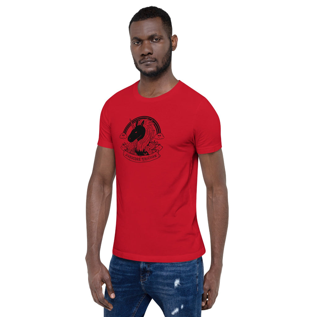 Hardcore Unicorn T-Shirt Geek Nerd Advertise to Meta Animal Patterns Design by Tobe Fonseca