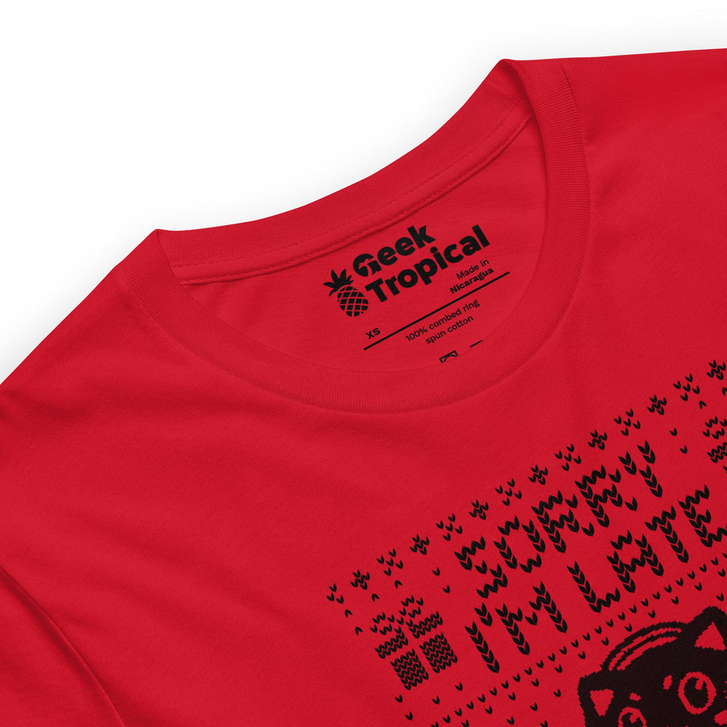 Sorry I'm Late I Couldn't Pause T-Shirt Geek Nerd Advertise to Meta Design by Tobe Fonseca FLOW DESC WRITING
