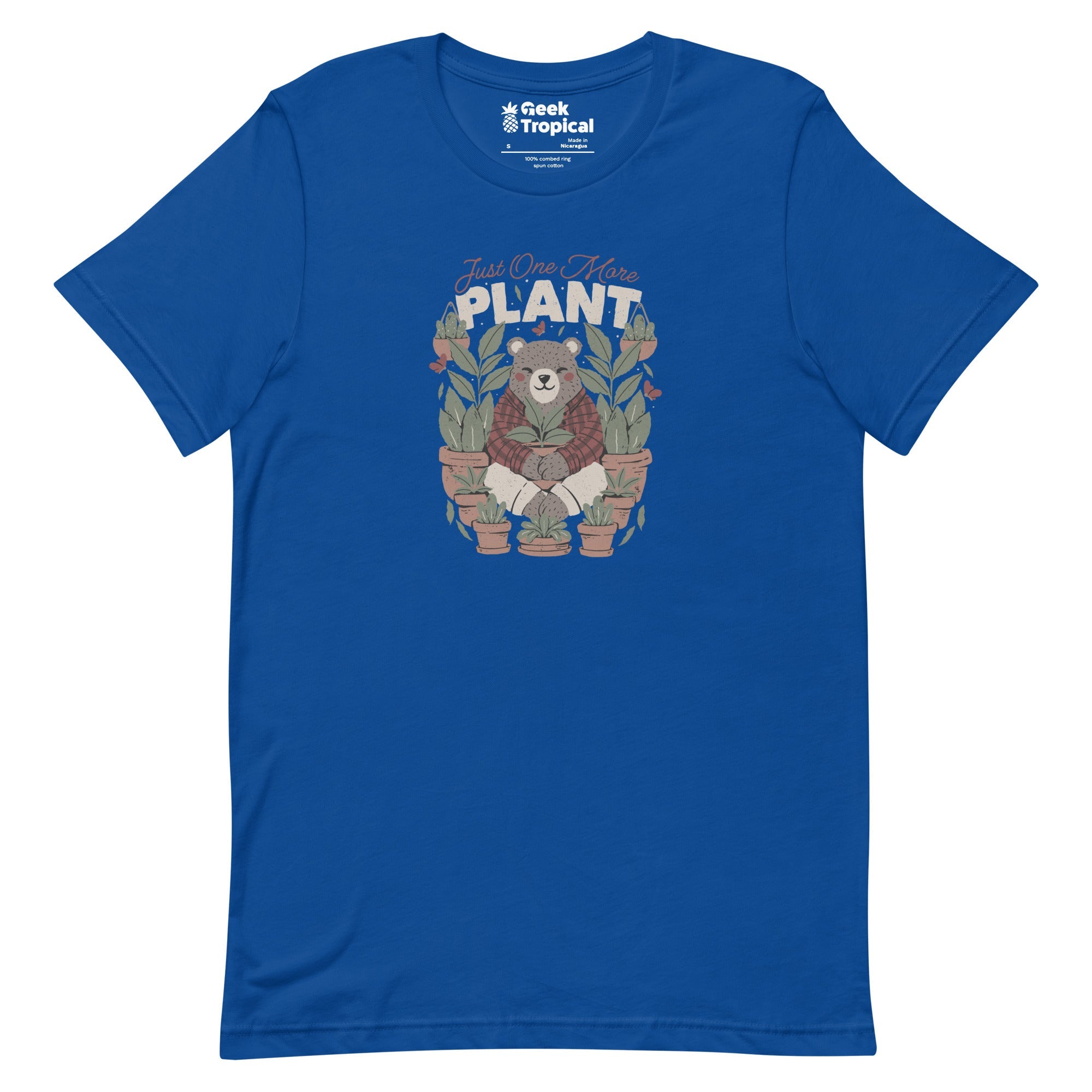 Just One More Plant T-Shirt Geek Nerd Advertise to Meta Botany Print Design by Tobe Fonseca