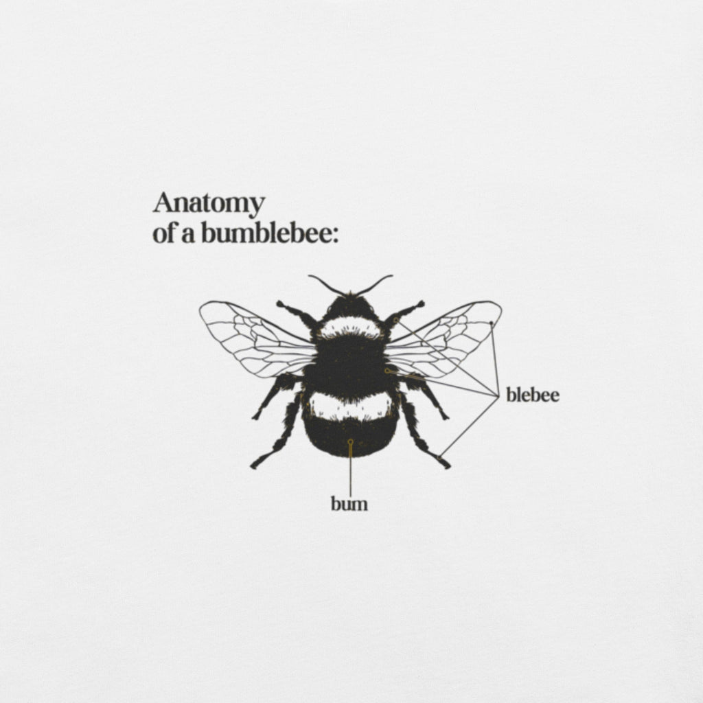Bumblebee Anatomy T-Shirt Geek Nerd Animal Patterns Design by Tobe Fonseca FLOW DESC WRITING