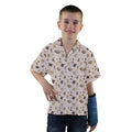 Vintage Gothic Library Youth Hawaiian Shirt - YXS - -